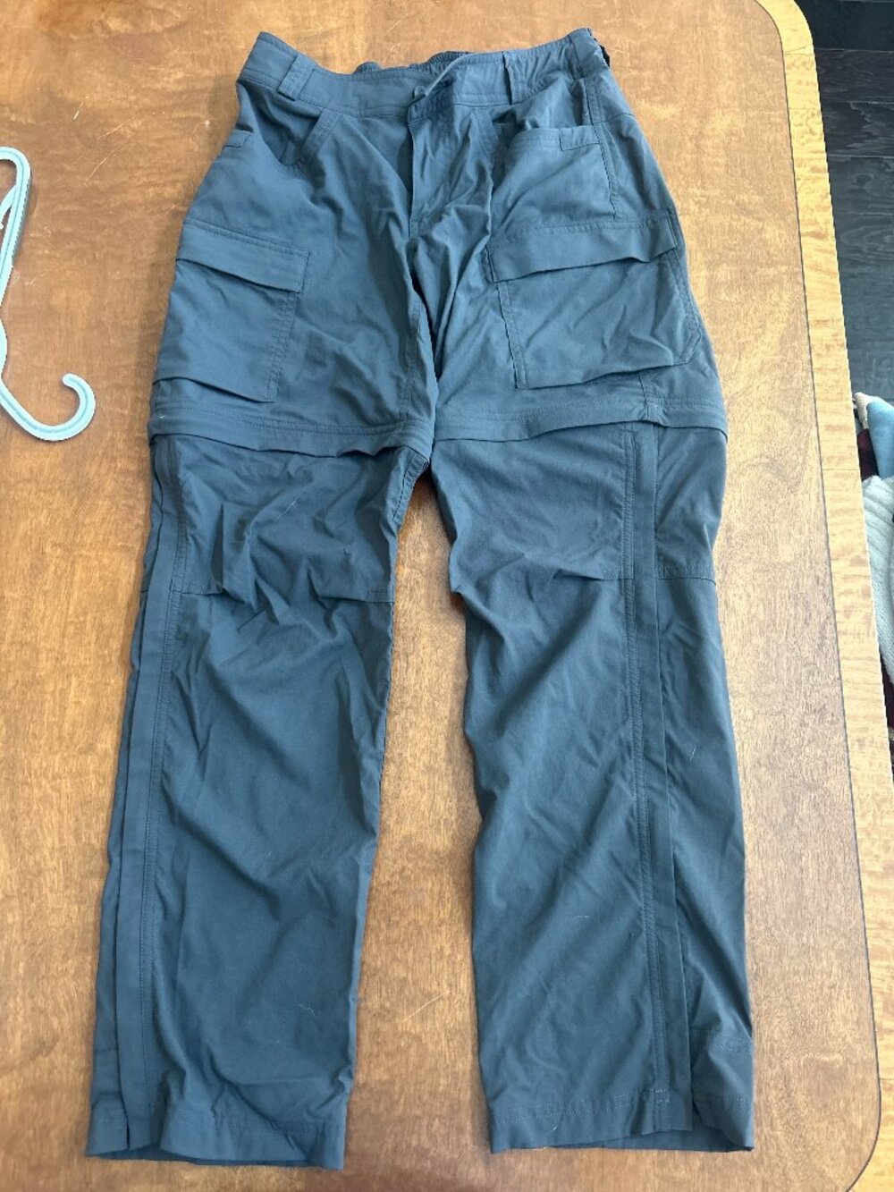 REI gray convertible hiking pants